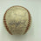 1961 New York Yankees W.S. Champs Team Signed Baseball Mickey Mantle Maris BAS