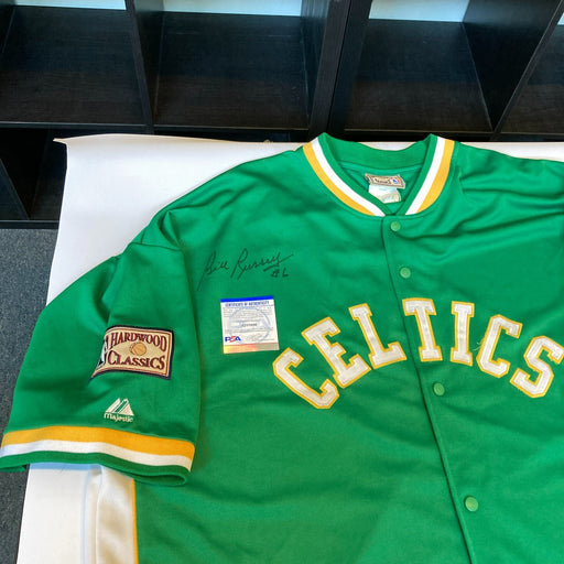 Bill Russell Signed Hardwood Classics Boston Celtics Shooting Shirt PSA DNA COA