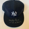 Whitey Ford Chairman Of The Board Signed Game Model New York Yankees Hat JSA COA