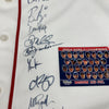 2004 Boston Red Sox World Series Camps Team Signed Majestic Jersey PSA DNA COA