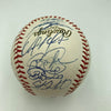 2002 Anaheim Angels World Series Champs Team Signed W.S. Baseball With JSA COA