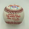 Vin Scully Kirk Gibson Lasorda Hershiser Signed 1988 World Series Baseball PSA