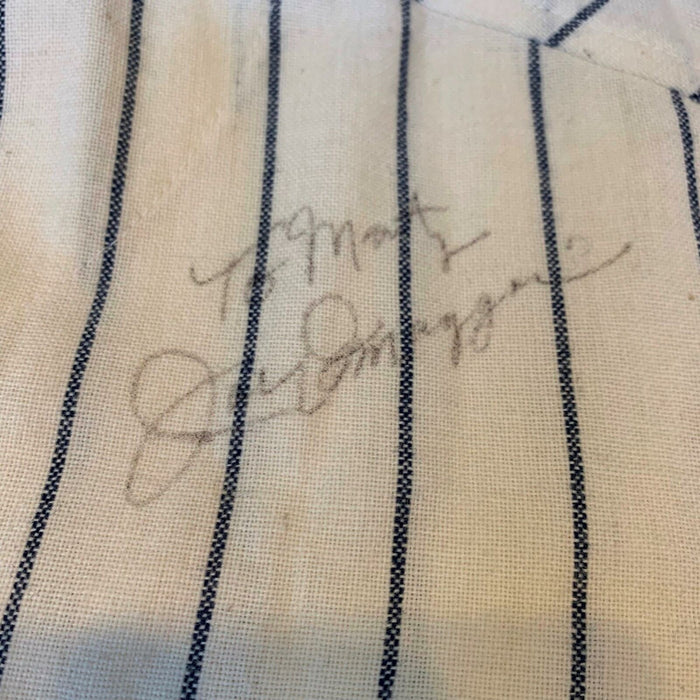 Extraordinary Joe DiMaggio Signed San Francisco Seals Rookie Jersey With SGC COA