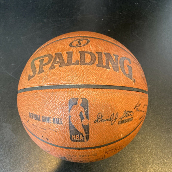 2011-12 Utah Jazz Team Signed Spalding NBA Game Used Basketball