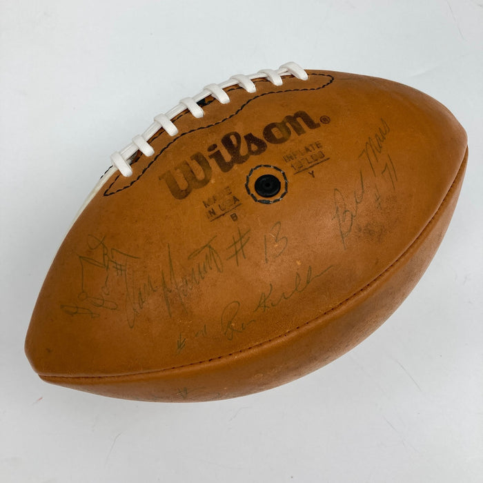Dan Marino Pre Rookie 1980 Pittsburgh Panthers Team Signed Football JSA COA