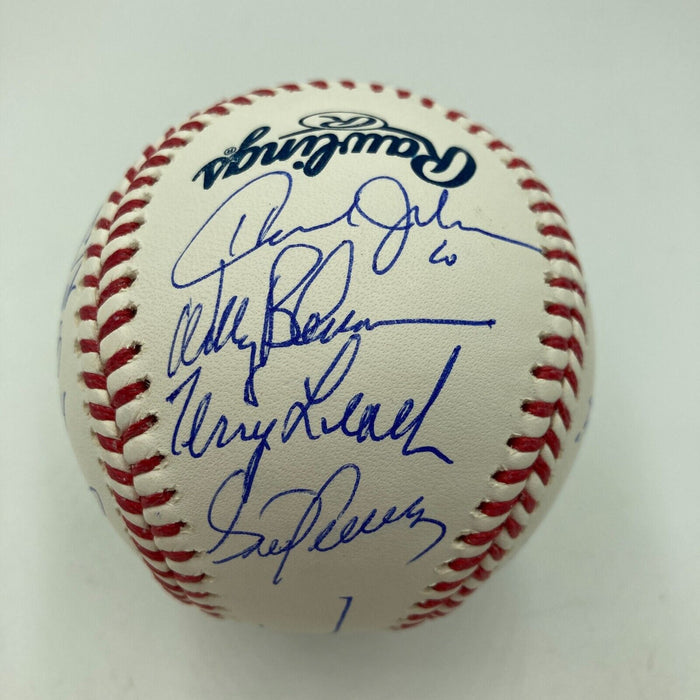 1986 New York Mets World Series Champs Team Signed Major League Baseball JSA COA