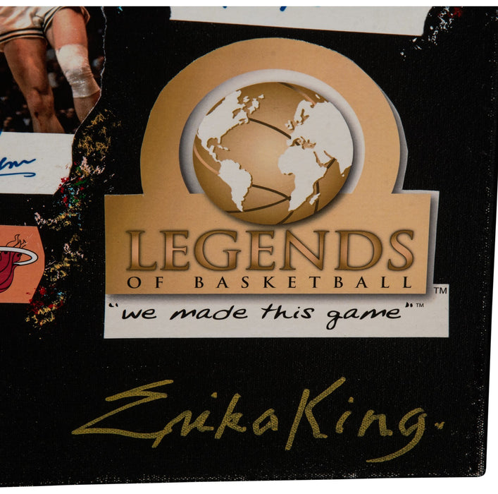 Michael Jordan Kobe Bryant LeBron James Signed Legends Of The Game Art 1/1