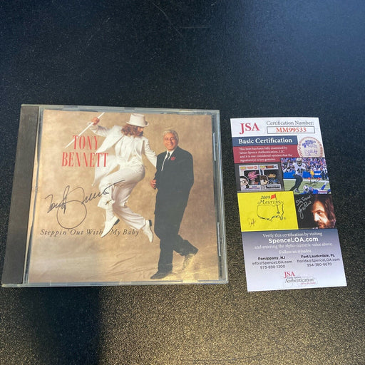 Tony Bennett Signed Steppin' Out With My Baby Music CD JSA COA