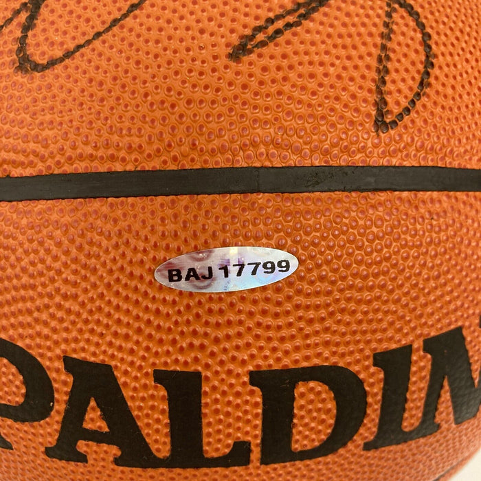 LeBron James Signed Spalding Official Game Basketball UDA Upper Deck & JSA COA