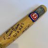 Beautiful Chicago Cubs HOF Legends Multi Signed Cooperstown Baseball Bat JSA COA