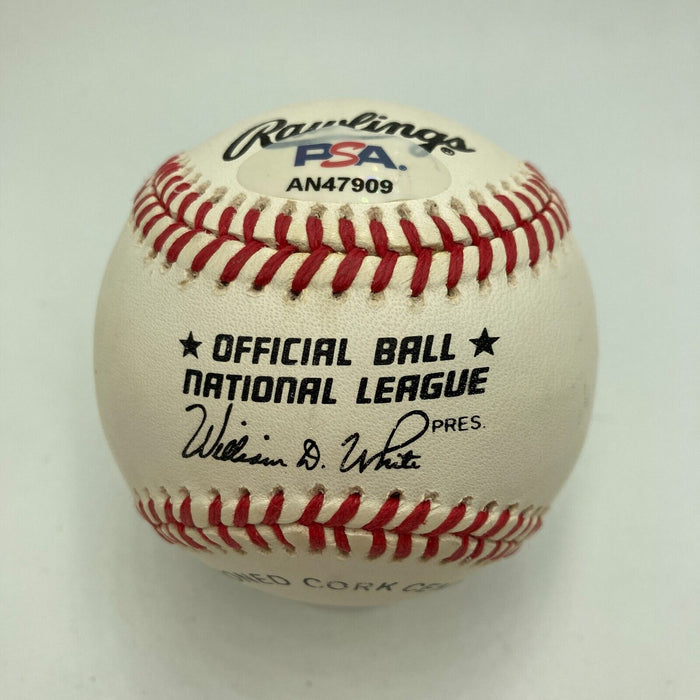 Willie Mays Signed Official National League PSA DNA Certified