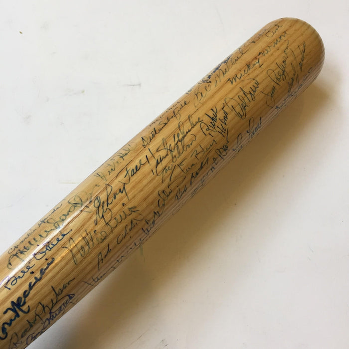 The Finest Pittsburgh Pirates HOF & Greats Signed Bat 114 Signatures!!  JSA COA