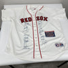 2004 Boston Red Sox World Series Camps Team Signed Majestic Jersey PSA DNA COA