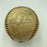 Roger Maris Rookie 1957 Cleveland Indians Team Signed AL Baseball KSA COA