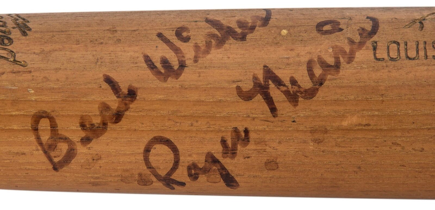 Roger Maris Signed 1964 Game Issued Louisville Slugger Baseball Bat PSA DNA COA