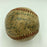 Satchel Paige Single Signed Vintage Game Used Baseball With Beckett COA