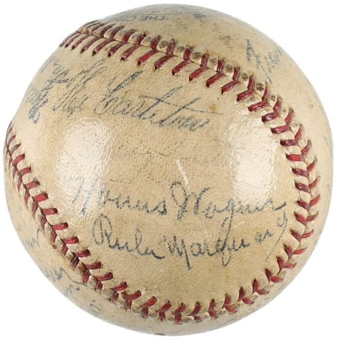 Honus Wagner & Pie Traynor 1935 Pittsburgh Pirates Team Signed Baseball JSA COA