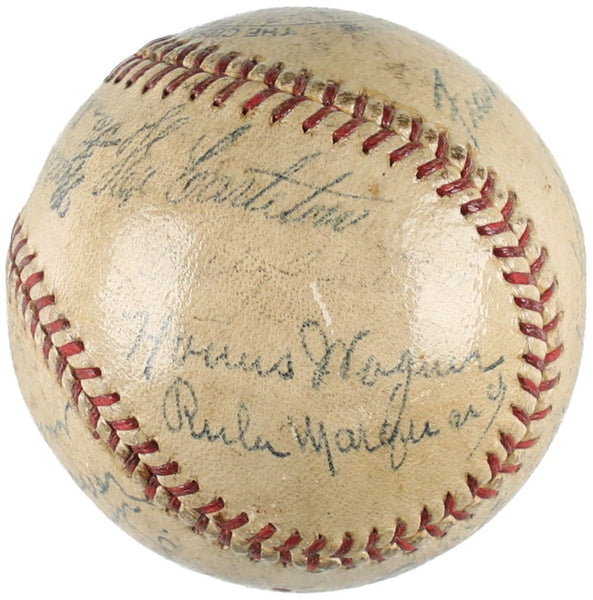 Honus Wagner & Pie Traynor 1935 Pittsburgh Pirates Team Signed Baseball JSA COA