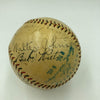 Babe Ruth Ty Cobb Walter Johnson Tris Speaker George Sisler Signed Baseball JSA