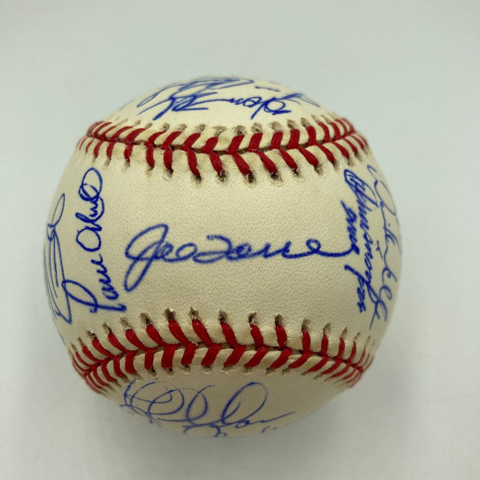 1998 New York Yankees World Series Champs Team Signed Baseball Jeter JSA COA