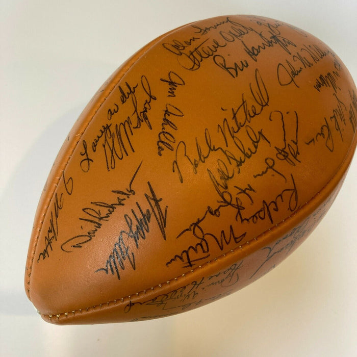 1970 Texas Longhorns National Champions Team Signed Football 70 Sigs! JSA COA
