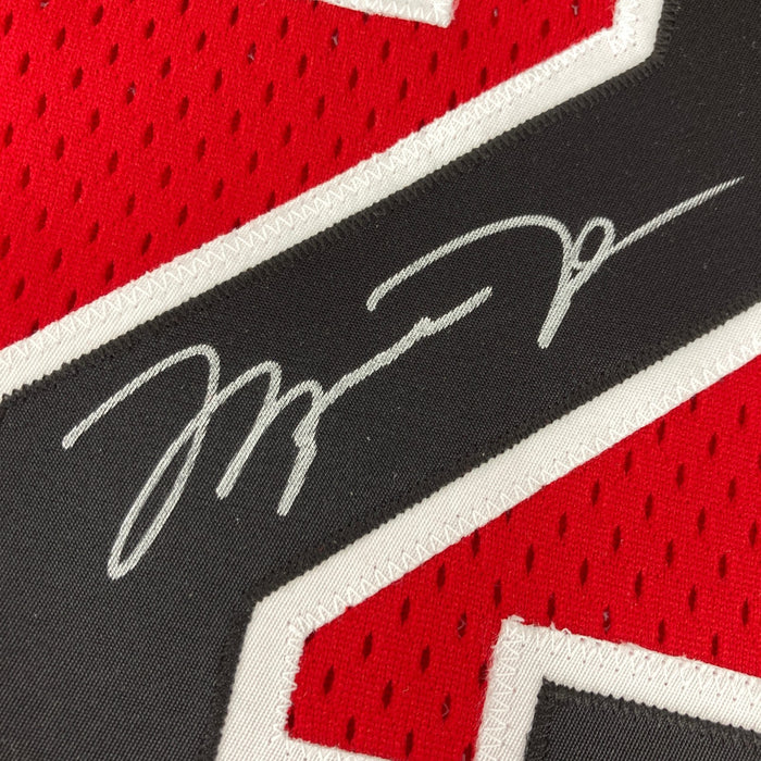 Michael Jordan Signed 1996-97 Pro Cut Chicago Bulls Jersey UDA Upper Deck & JSA