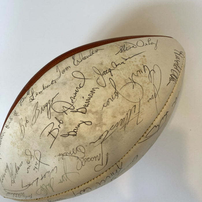 1968 San Diego Chargers Team Signed Vintage Spalding Football