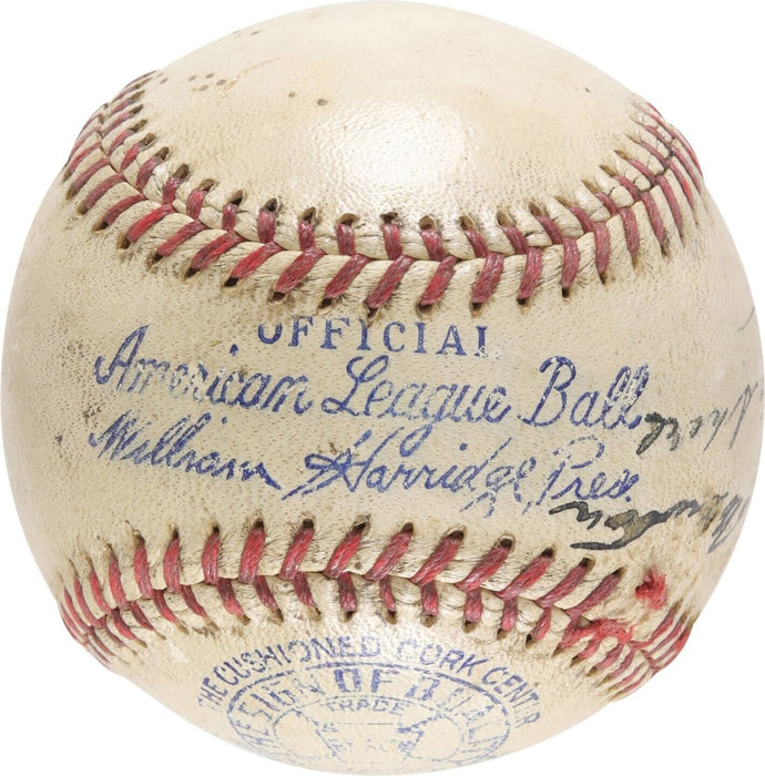 Eddie Shore Single Signed American League Baseball Boston Bruins NHL PSA DNA