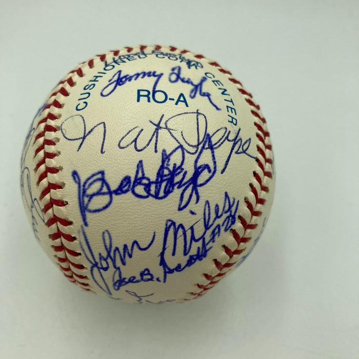 Beautiful Negro League Legends Multi Signed Baseball 30 Sigs With JSA COA