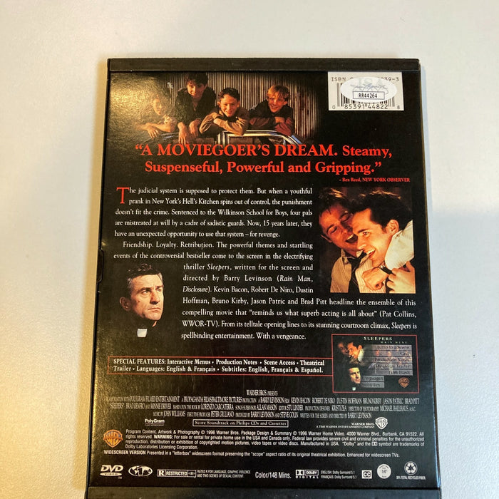 Barry Levinson Signed Autographed Sleepers DVD With JSA COA