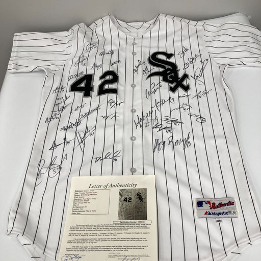 2014 Chicago White Sox Team Signed Jackie Robinson Day Jersey JSA COA & MLB Auth