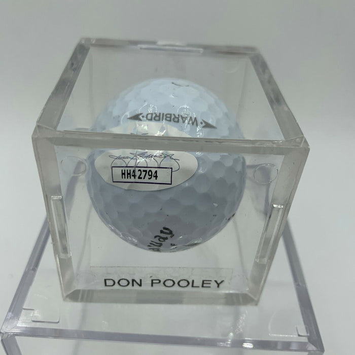 Don Pooley  Signed Autographed Golf Ball PGA With JSA COA