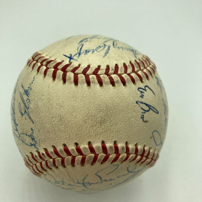 Ernie Banks 1960 Chicago Cubs Team Signed National League Baseball