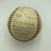 Phil Rizzuto 1940 Kansas City Blues Rookie Minor League Team Signed Baseball JSA