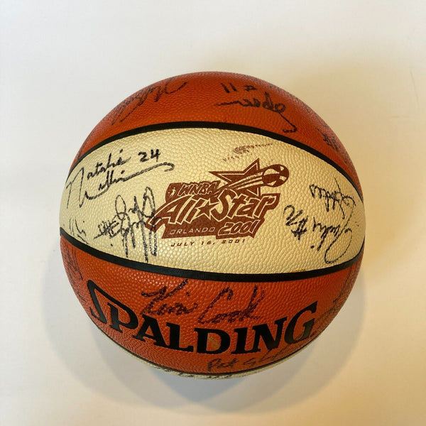 2001 WNBA All Star Game Team Signed Official Game Basketball