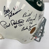 1969 New York Jets Super Bowl Champs Team Signed Authentic Game Helmet JSA COA