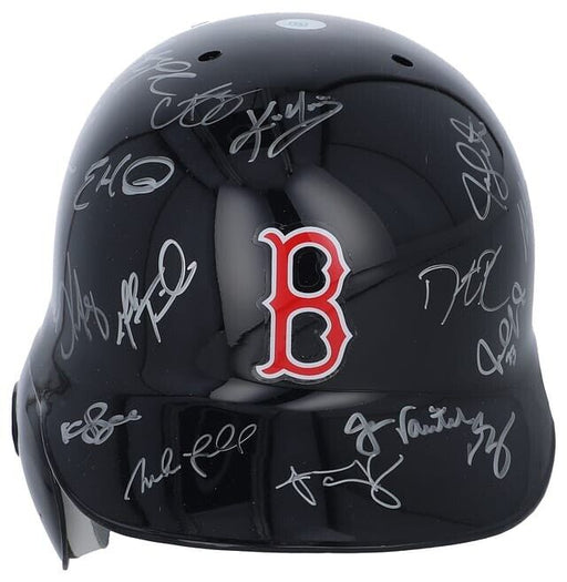 2007 Boston Red Sox World Series Champs Team Signed Helmet Steiner & MLB