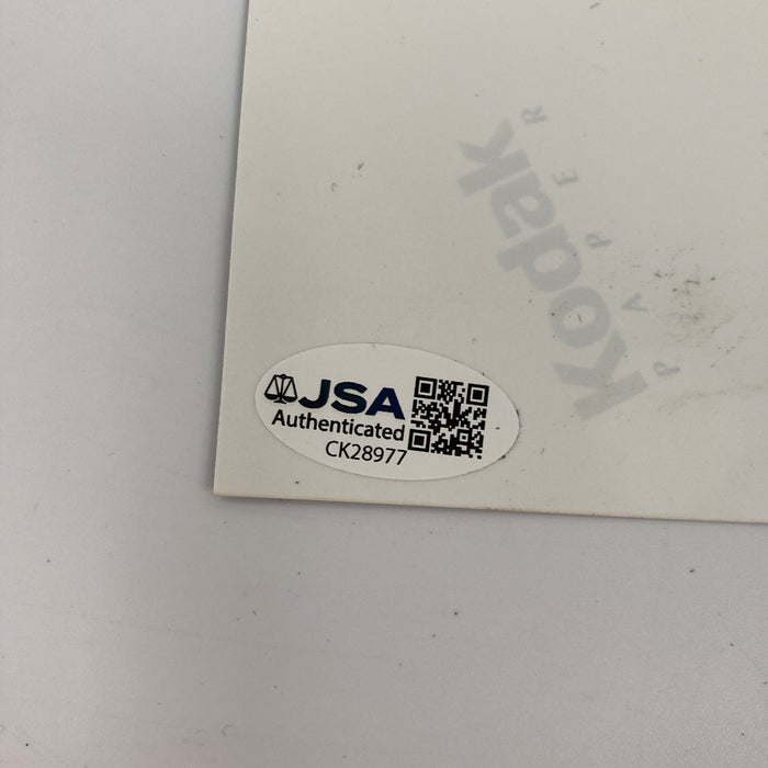 Charlie Silvera Signed 1950's Game Model Baseball Glove Mitt Yankees JSA COA