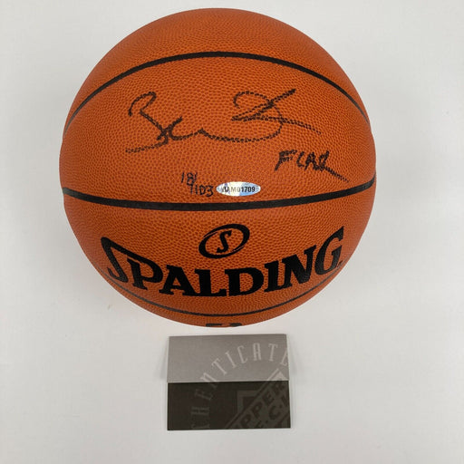 Dwyane Wade "Flash" Signed Spalding Official Game Basketball Upper Deck UDA COA