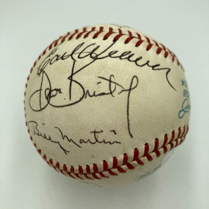 1971 MLB Managers Signed Baseball 13 Sigs Ted Williams Billy Martin JSA COA