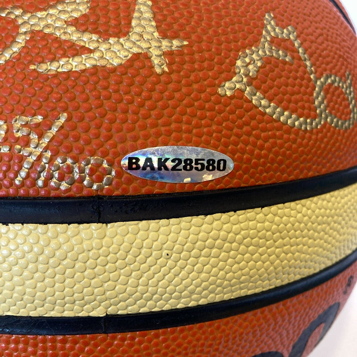 Lebron James "2008 USA Gold" Signed Official Olympics Basketball UDA Upper Deck