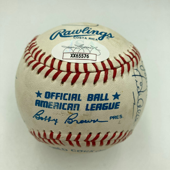 Rookie Of The Year Winners Multi Signed Baseball 11 Sigs JSA COA