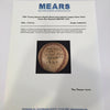 RARE 1940 Tommy Holmes Game Used Actual Home Run Baseball MEARS COA
