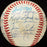 1961 New York Yankees World Series Champs Team Signed Baseball Mickey Mantle BAS