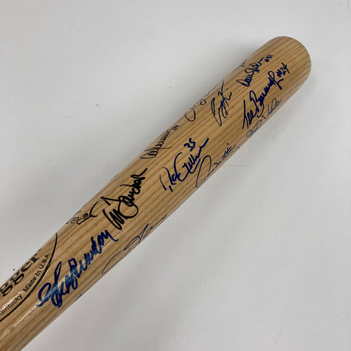 Minnesota Twins Legends Signed Bat 23 Sigs Paul Molitor Joe Mauer  Rod Carew JSA