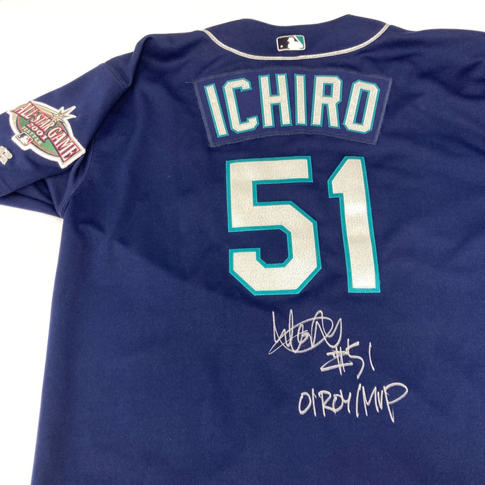 Ichiro Suzuki Signed Rookie Season Game Used 2001 Seattle Mariners Jersey MEARS