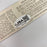 Ron Santo Signed 1976 Chicago Cubs Full Ticket JSA COA