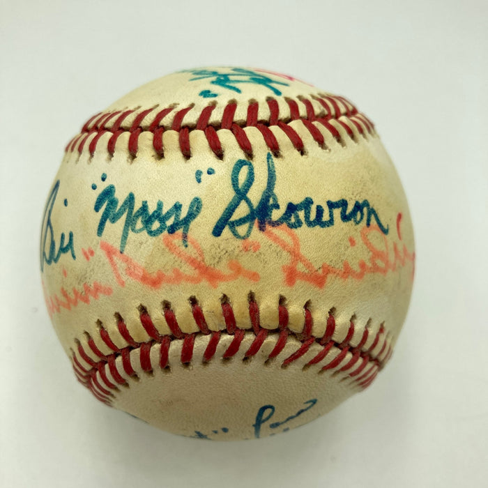 Stan Musial Duke Snider Johnny Mize HOF Multi Signed Baseball JSA COA