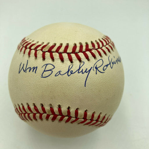 Bobby Robinson Signed Official Major League Baseball Negro League Legend JSA COA