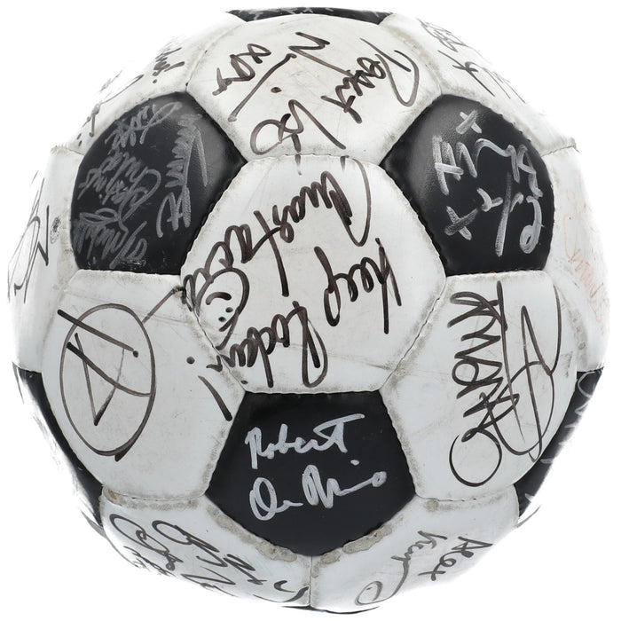 Donald Trump & Kanye West Celebrity Multi Signed Soccer Ball 30+ Sigs JSA COA